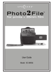 Photo2File Model SC 88934 prints + slides + film User Manual