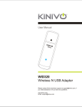 WID320 Wireless N USB Adapter User Manual