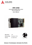 XMC-G460 Dual Display Graphics XMC module with ATI E4690 GPU