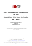 AN_357 Android Java D2xx Demo Application for FT4222