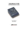 JLCooper FM4/100 USB User Manual