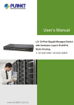 User`s Manual of GS-5220-16S8C/R