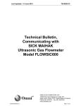 Communicating with SICK MAIHAK Ultrasonic Gas Flowmeter Model