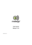 User manual Mobeye® i110