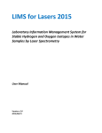 LIMS for Lasers 2015