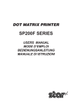 User`s Manual SP200F SERIES