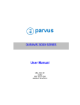 User Manual DURAVIS 3000 SERIES