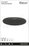 USER MANUAL ET-01 BUTF Multimedia Speaker