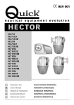 Quick Hector Windlass Instruction Manual