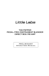 Little Labs Pepper Manual