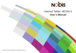 Internet Tablet NB7850 S User`s Manual