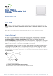 Z-Wave TKB Dual Paddle Wall Dimmer Manual