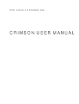 Crimson User Manual