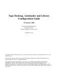 Tape Configuration Guide