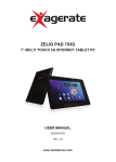 XZPAD703G User Manual