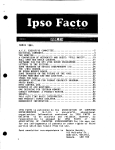 Ipso Facto Issue 16