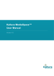 Kaltura MediaSpace 4.5 User Manual