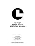 MacroSeries Operations Manual