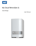 My CloudMirror Personal Storage Drive User Manual