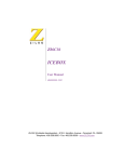 Z86C36 ICEBOX User Manual