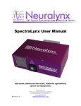 SpectraLynx User Manual