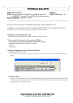 TECHNICAL BULLETIN