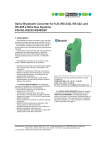 Serial Bluetooth Converter for V.24 (RS-232), RS