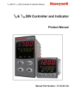 Honeywell UDC1200, UDC1700, and UDI1700 user manual