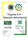 Virginia Geocoin Adventure - Virginia Geospatial Extension Program