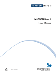 MADSEN Itera II User Manual