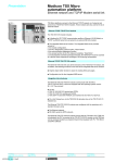 Functions Modicon TSX Micro automation platform