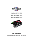 MUL‐RFOGONU‐13101610 User Manual - NanoNode