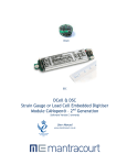 DCell & DSC Strain Gauge or Load Cell Embedded