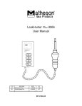 LeakHunter Plus 8066 User Manual