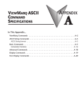 Appendix A: ViewMarq ASCII Command