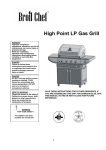 High Point LP Gas Grill