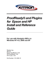 ProofReady® and Plugins for Epson and HP Install and
