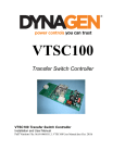 VTSC100 Transfer Switch Controller User Manual  Rev 1.3