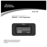 EMBLEM™ S-ICD Programmer - PROGRAMMER USER`S MANUAL