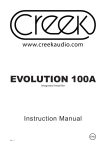 User Manual - Creek Audio