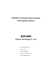 SICOM3172 Industrial Ethernet Switch Web Operation Manual
