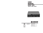 USER MANUAL - Electrocomponents