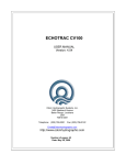 ECHOTRAC CV100 - Teledyne Odom Hydrographic