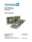 PMC-LX/SX User`s Manual
