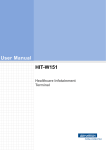 Advantech HIT-W151 User Manual Ed1