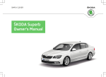 ŠKODA Superb Owner`s Manual