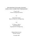 NON-DESTRUCTIVE SOIL TESTING - Western Transportation Institute