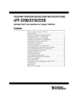 cFP-2200/2210/2220 - National Instruments