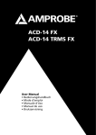 ACD-14 FX and ACD-14 TRMS FX Digital Clamp-On