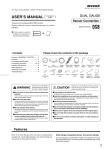 DUAL GAUGE DSB USER`S MANUAL